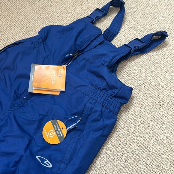 NWT C9 Champion Snow Bib Pants Kids 3T Navy Insulated Front Zip Warm Winter - Picture 2 of 6